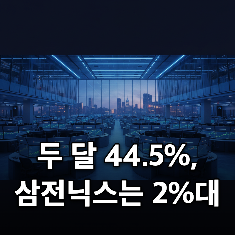반도체 소부장 44.5% 급등…“삼전닉스 쉴 때” 여기만 뛴 이유