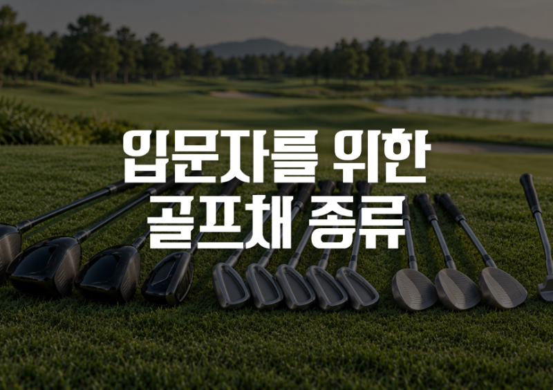 골프 입문자를 위한 골프채 종류 완벽 정리! 내 골프백엔 뭘 채워야 할까?