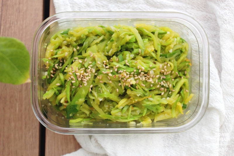 애호박볶음 새우젓없이도 맛있게 만드는법