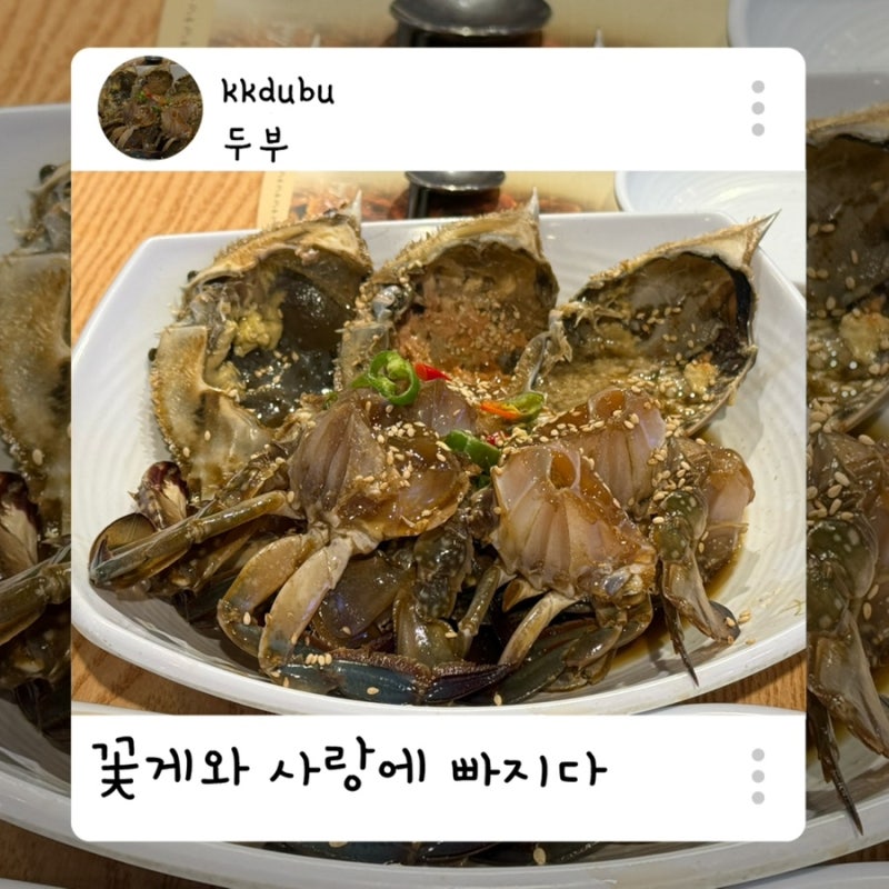 꽃게와 사랑에 빠지다 해운대 간장게장 무한리필 재방문 후기