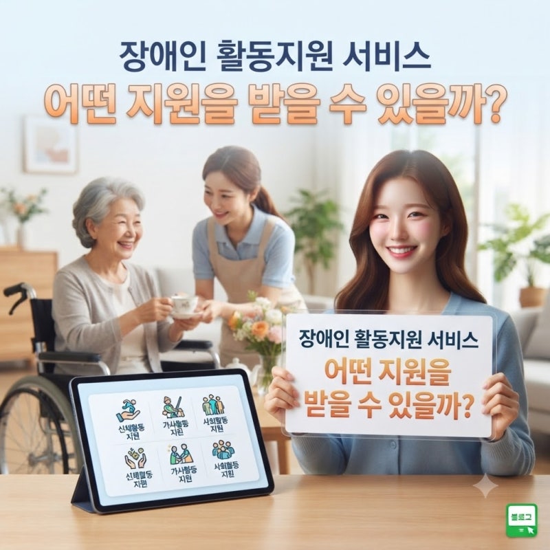 장애인 활동지원서비스, 장애인이면 모두 받을 수 있을까? (대상·신청방법)