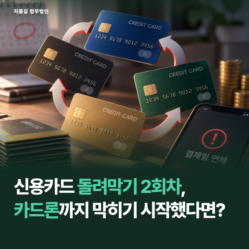 신용카드 돌려막기 2회차, 카드론까지 막히기 시작했다면?
