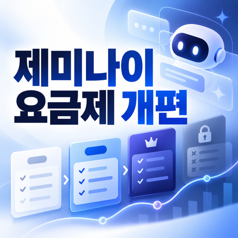 제미나이 요금제 개편, 프로 모델은 월 2만9000원부터, 무료 이용자는 ‘라이트’만 사용가능.