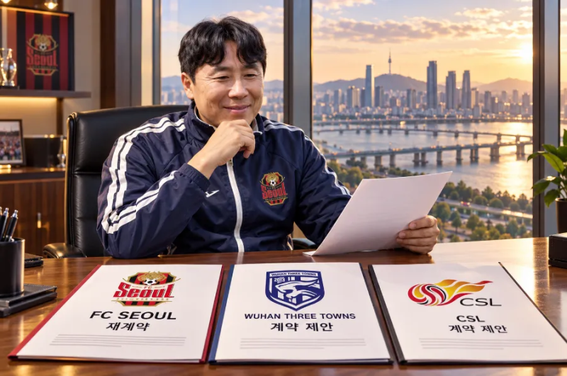 [K리그 루머] 우한 싼전 관심 받는 김기동 중국의 높은 연봉 가능성, 서울 재계약 변수로