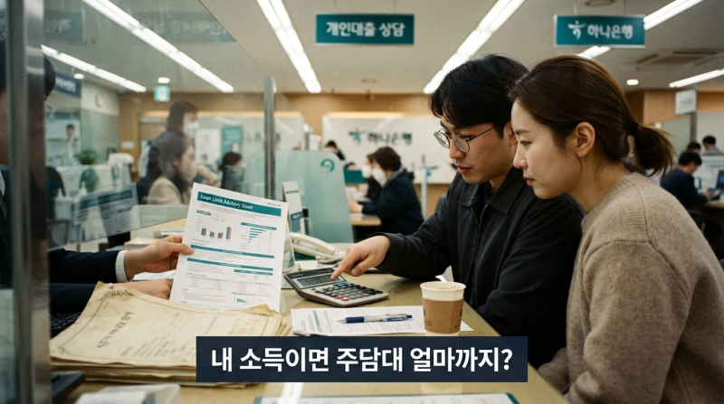 내 소득으로 주담대 얼마까지? 한도 확인 순서와 주의점. 스트레스 DSR, 주담대 한도, 전세대....