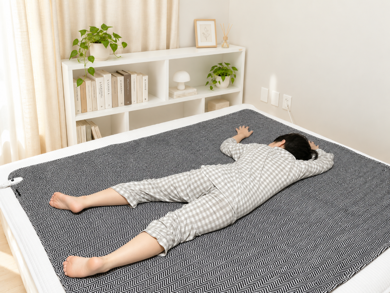 쌀쌀한 밤 따뜻하게! 한일의료기 탄소매트 전기요(더블)