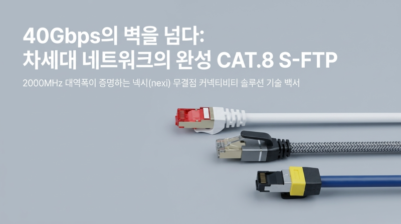 CAT.8 S-FTP 랜선 고르기 전 확인사항 및 랜케이블 추천