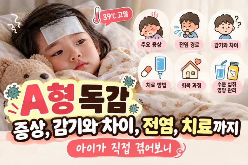 A형 독감 증상 총정리｜전염 경로 감기와 차이 치료방법