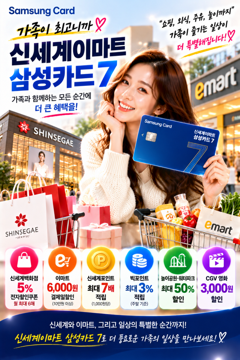 신세계 트레이더스 에버랜드 할인 삼성카드 7 설계사 캐시백 까지!