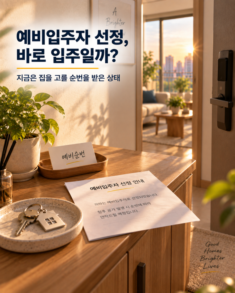 청년 매입임대 예비입주자 선정 후 바로 입주할까? 대기순번·주택공개·희망주택 지정·계약....