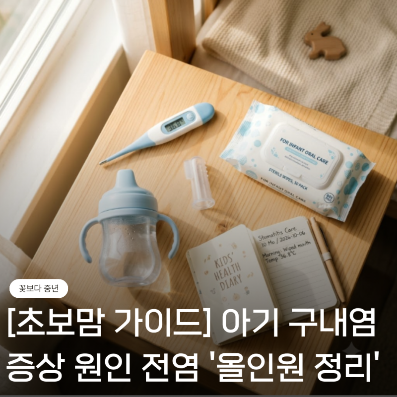 [초보맘 가이드] 아기 구내염 증상·원인·전염 "이 글 읽고 레벨업"