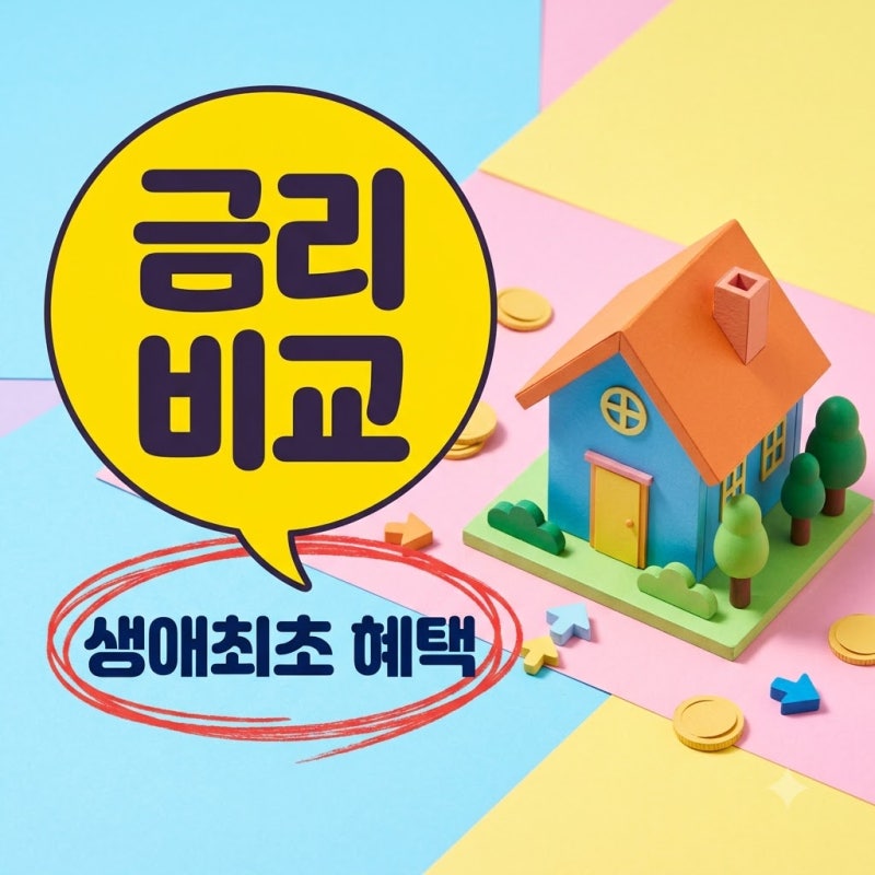 생애최초 주택담보대출 금리 비교: 2026년 최저 금리 및 LTV 80% 혜택
