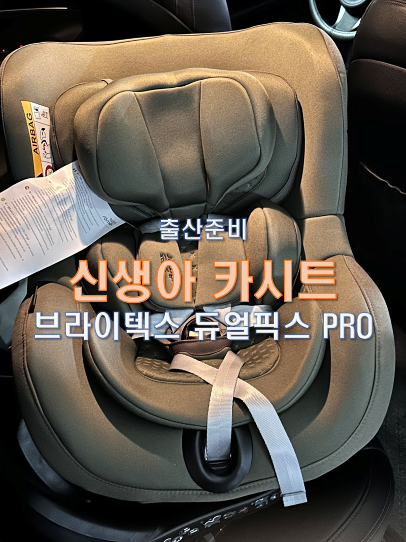 출산준비 흔들림 없는 신생아 카시트 추천｜브라이텍스 듀얼픽스 PRO (기아 쏘렌토) 장착 후....