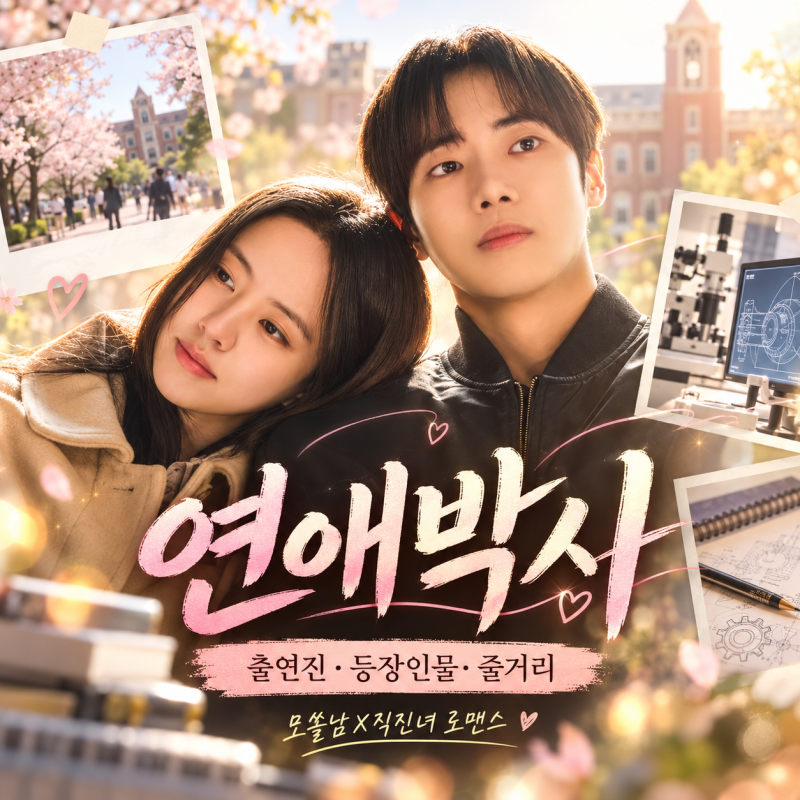모쏠남과 직진녀의 사랑 : 드라마 연애박사 출연진 등장인물 줄거리