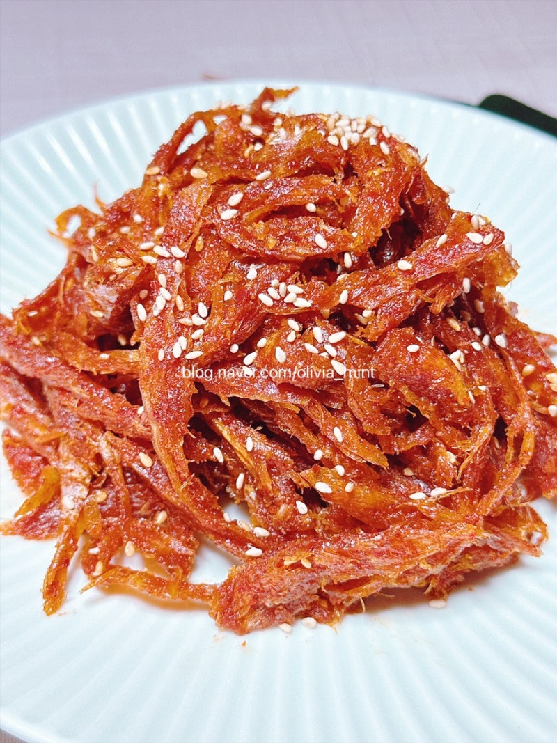 황태채 무침 양념 소스 만들기 만드는 법 레시피