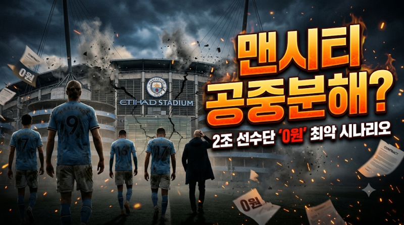 2조 1,600억 선수단이 0원? 맨시티 '115건 혐의' 최악 시나리오와 연쇄 계약 해지설의 실체