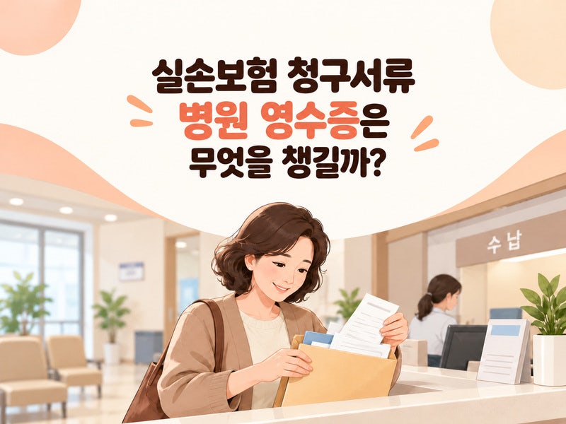 실손보험 청구서류｜병원 영수증은 무엇을 챙길까?