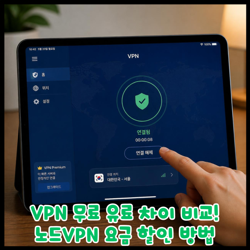 유료 모바일 아이폰VPN 추천! 노드VPN 요금 할인 및 특징 정리