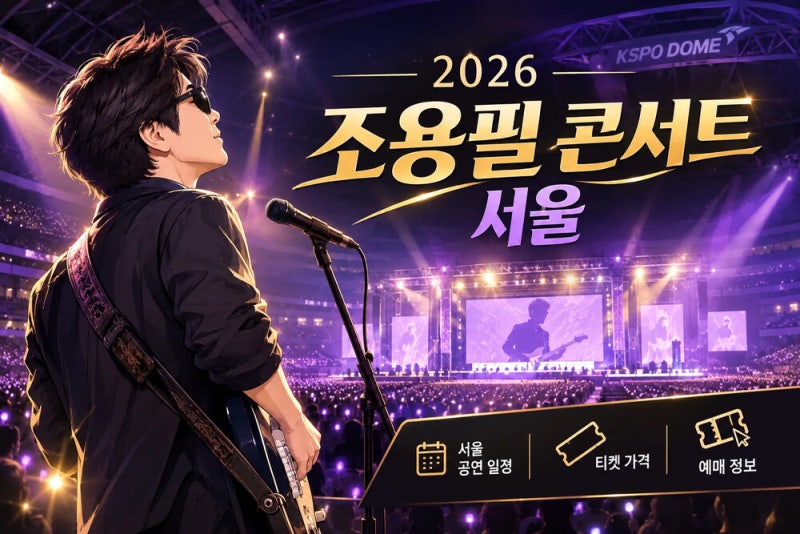 2026 조용필 콘서트 서울 일정·티켓 가격·예매 정보