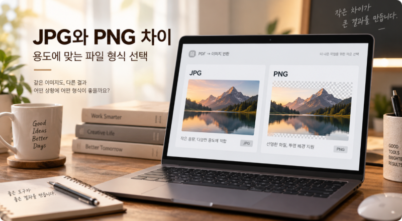 PDF 이미지 변환 7가지, JPG·PNG 저장부터 화질 확인까지