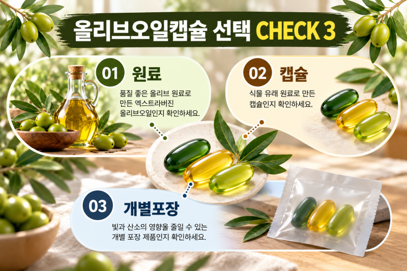 올리브유 캡슐 추천 매일 올리브오일 간편하게 챙기는 방법은??? 총정리