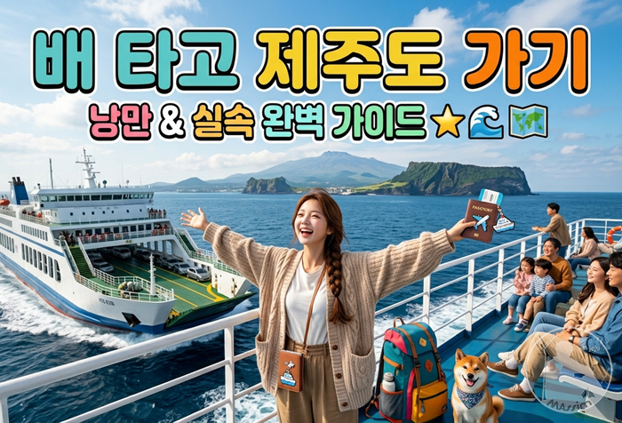 [제주도 배편 여행] 내 차 타고 떠나는 제주도 배편 가이드