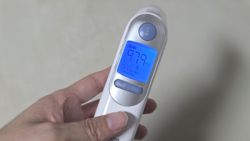 브라운 체온계 6520 6030 화씨 표시, 고장 아니에요 섭씨 변경방법