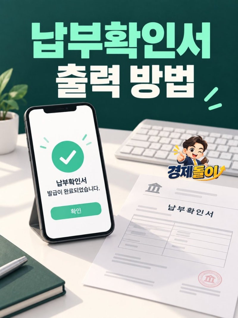 육아휴직자 건강보험 연말정산 반영 조건 및 납부확인서