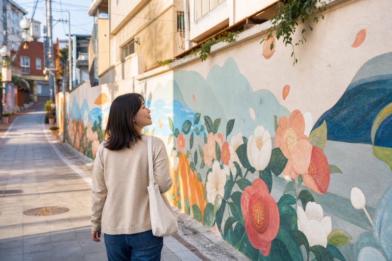 울산 중구 문화의거리 벽화 산책코스와 볼거리