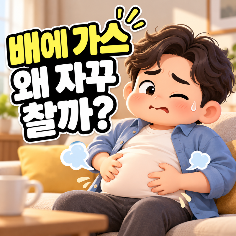 복부 가스 왜 자꾸 찰까? 음식·변비·유제품까지 확인할 5가지 원인