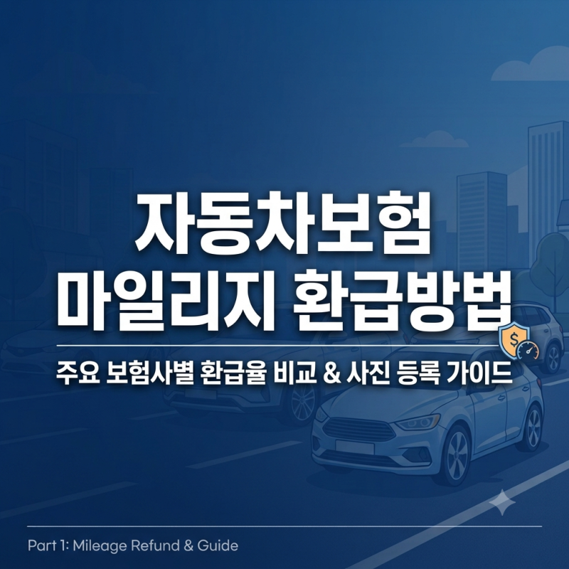 자동차보험 마일리지 환급 받기｜보험사별 주행거리 구간 환급율부터 정산 입금까지