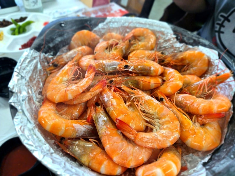 군산 대하 맛집 | 군산수산물종합센터에서 대하 소금구이 먹고 온 후기