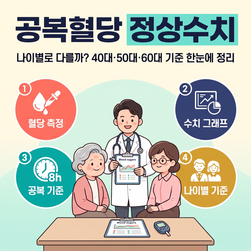 공복혈당 정상수치 나이별로 다를까? 100 126 당뇨 전단계 기준 알아보기!