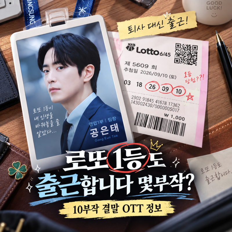 로또 1등도 출근합니다 몇부작? 10부작 결말 OTT 정보