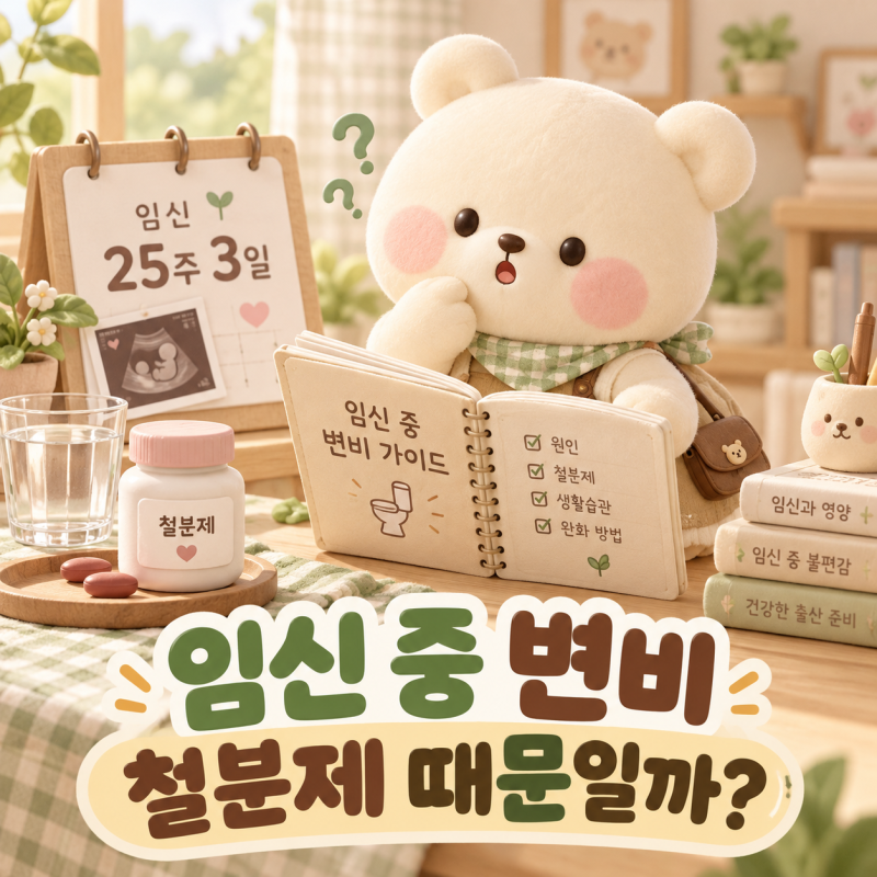 임신 25주 변비 왜 생길까? 철분제 때문인지·임산부 변비 해결법 정리