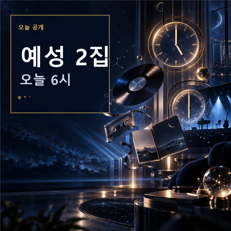 예성 오늘 6시 정규 2집 공개…5시 카운트다운 라이브가 먼저다