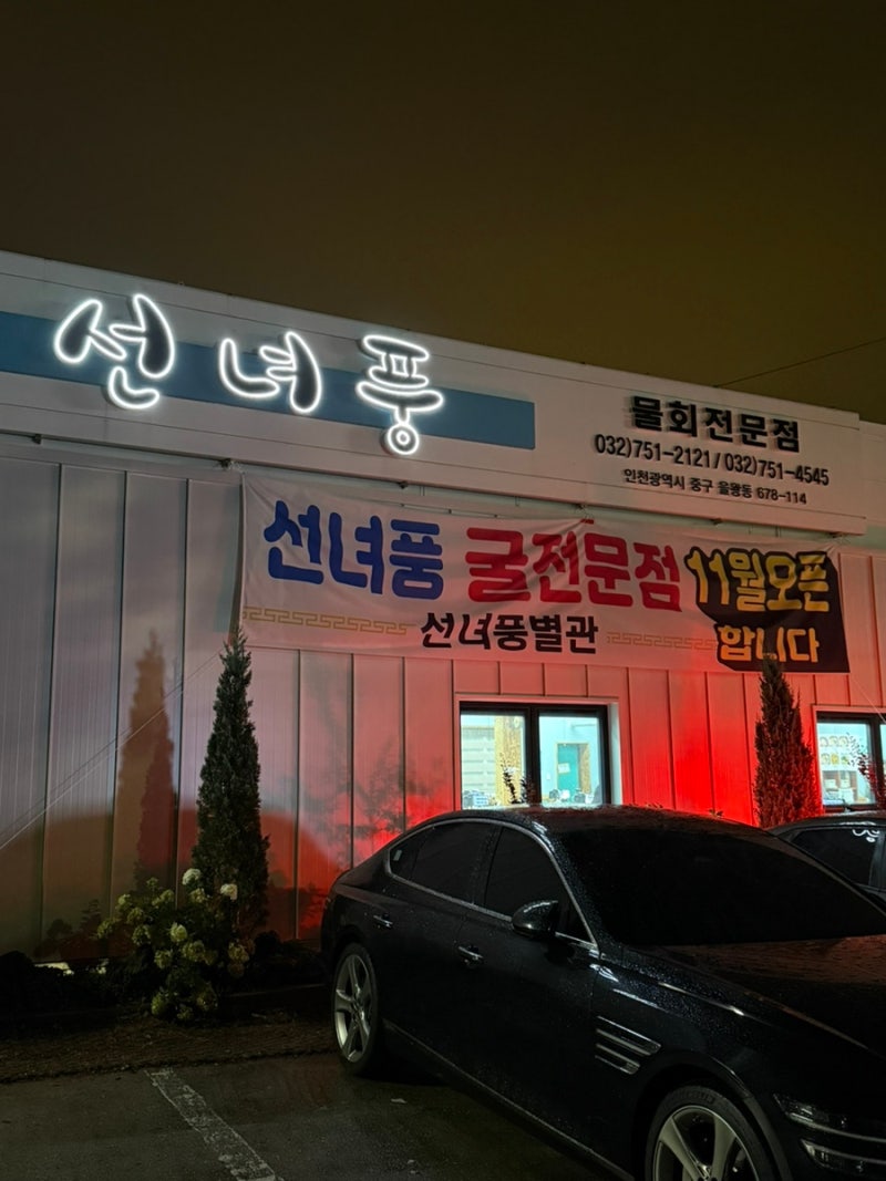 영종도 물회 맛집 선녀풍 본점｜푸짐한 황제물회와 해물파전 후기