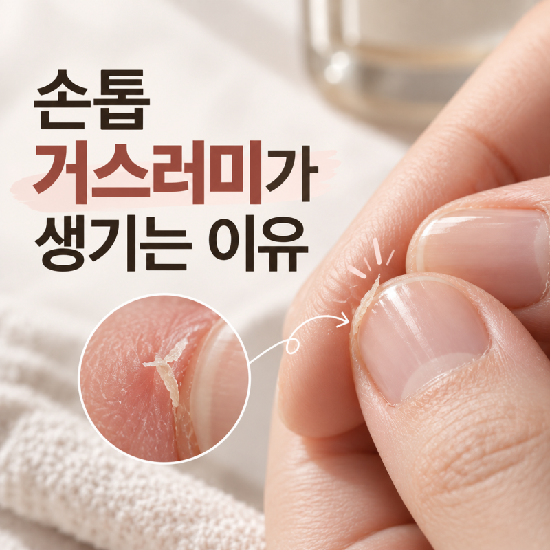 손톱 거스러미가 생기는 이유