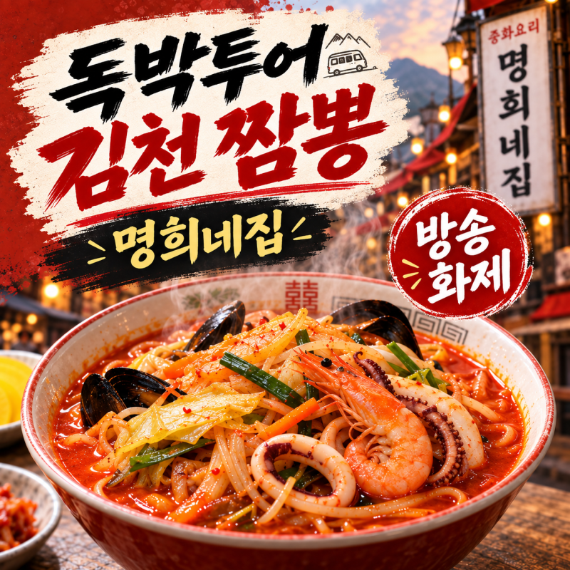 독박투어 김천 짬뽕 어디? 박영진이 추천한 명희네집 해장짬뽕