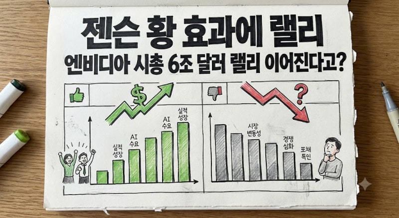 '젠슨 황 효과에 랠리' 엔비디아 시총 6조 달러 랠리 이어진다고?