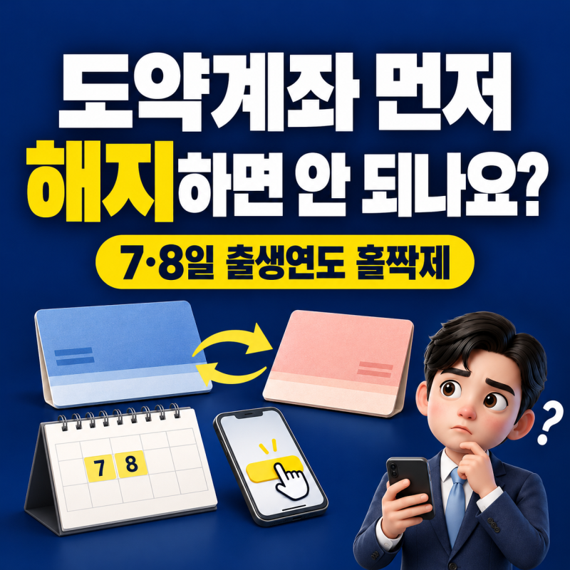 청년미래적금 갈아타기, 2차 신청 먼저 하고 도약계좌 해지는 계좌 개설 뒤에