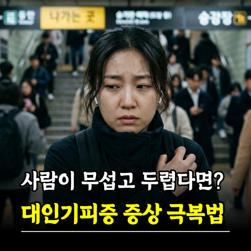 사람이 무섭고 두렵다면? 대인기피증 증상 원인 극복방법