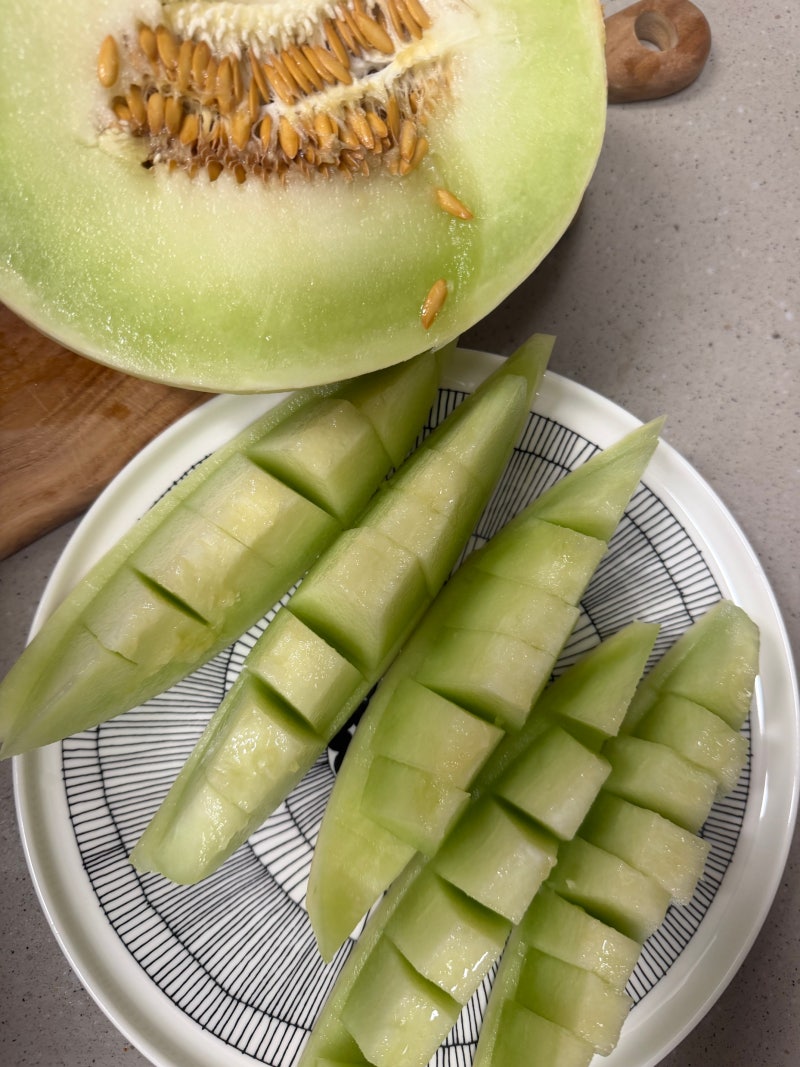 추석에 허니듀메론 드신 할머니 "맛있는데 당뇨 걸리겠다", 멜론 얼마나 드려야 할까?