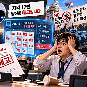 “‘AI가 내 해고를 결정한다고?’…현실이 된 로봇 상사에 규제 확산”