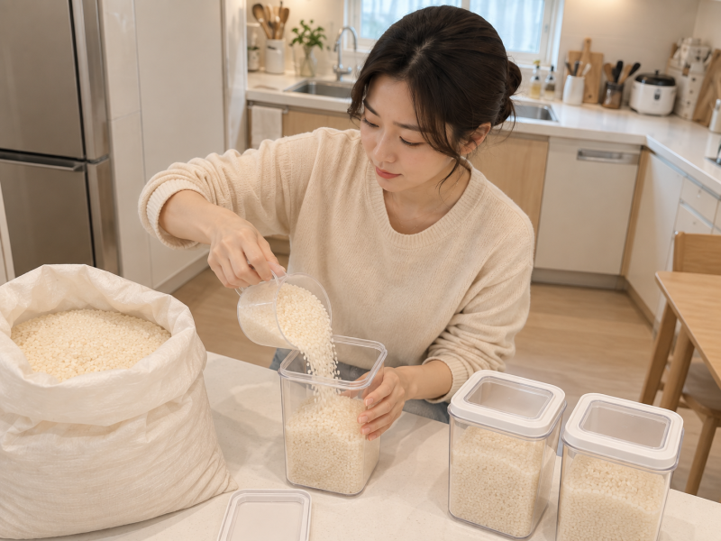 쌀 20kg 샀는데 냉장고에 다 안 들어간다면, 벌레 안 생기게 보관하는 법