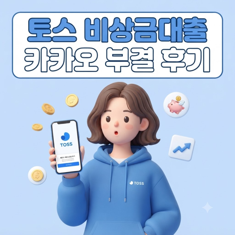 토스 비상금대출 조건 및 한도: 카카오뱅크 부결 후 갈아탄 후기