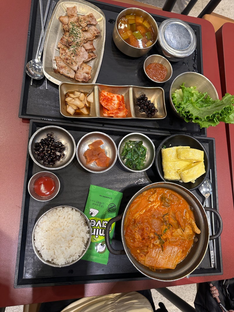 인천공항 2터미널 식당 맛집 한식소담길 후기 T2점