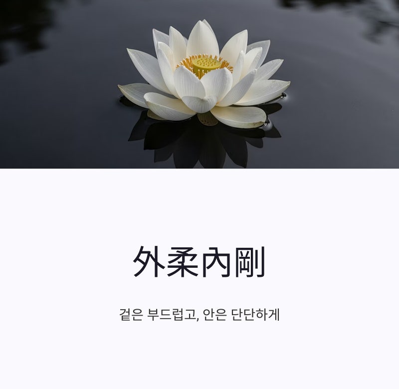 외유내강 뜻, 단순한 착함이 아닌 진짜 강함 사람들의 특징