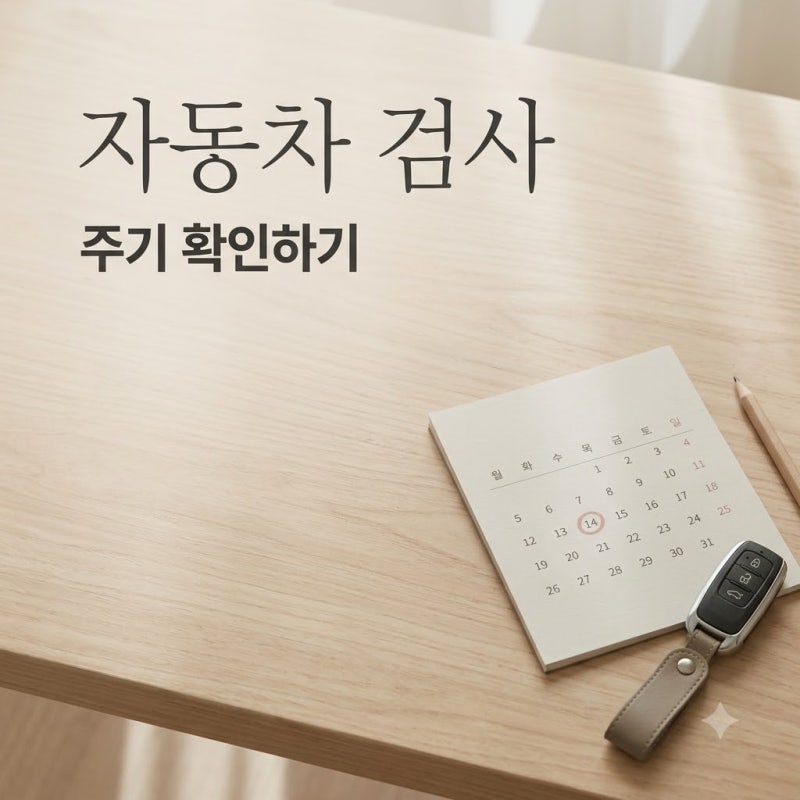 자동차 정기검사 주기 조회 및 TS한국교통안전공단 예약 꿀팁
