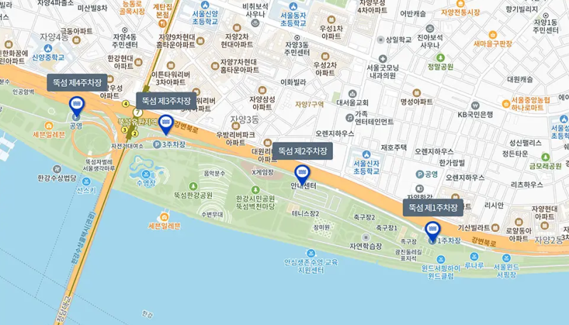 뚝섬 한강공원 주차장 4곳 총정리, 26년 10월 주말 자리 잡는 꿀팁